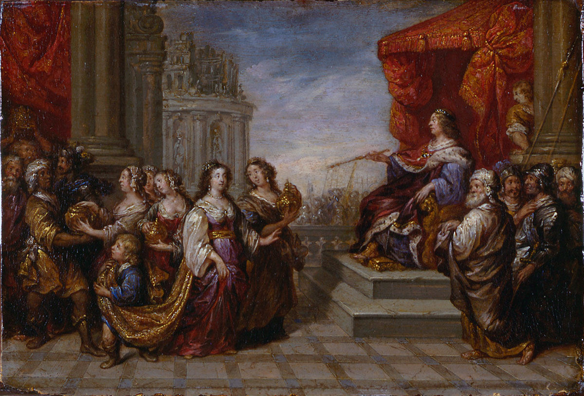 Visite de la reine de Saba au roi Salomon_0
